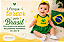 Body Vestido Bebê Brasil Amarelo com Saia | Torcida Baby Bebê Mania - Imagem 3