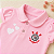 Body Polo Corinthians Bebê Rosa Oficial Torcida Baby Menina - Imagem 4
