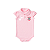 Body Polo Corinthians Bebê Rosa Oficial Torcida Baby Menina - Imagem 1