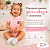 Body Polo Corinthians Bebê Rosa Oficial Torcida Baby Menina - Imagem 3