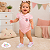 Body Polo Corinthians Bebê Rosa Oficial Torcida Baby Menina - Imagem 2