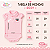 Body Polo São Paulo para Bebê Rosa Feminino Oficial Torcida Baby - Imagem 5