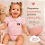 Body Polo São Paulo para Bebê Rosa Feminino Oficial Torcida Baby - Imagem 3
