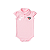 Body Polo São Paulo para Bebê Rosa Feminino Oficial Torcida Baby - Imagem 1