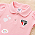 Body Polo São Paulo para Bebê Rosa Feminino Oficial Torcida Baby - Imagem 4