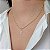 Pingente de ouro 18k cruz / crucifixo masculino / feminino - Imagem 3