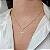 Pingente de ouro 18k cruz / crucifixo masculino / feminino vazado - Imagem 3