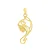 Pingente Nossa Senhora de ouro 18k face - Imagem 1