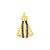 Pingente Nossa Senhora ouro 18k renda portuguesa - Imagem 1