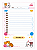 Bloco destacável A5 (14,5x21cm) - Gatinhos 01 - Imagem 1