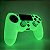 Brilha no escuro acessórios de jogos gamepad joystick capa para ps4 capa de sili - Imagem 10