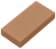 LEGO® Tile 1 x 2 - Light Nougat - NOVO - Original - Imagem 1