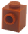 LEGO® Brick, Modified 1 x 1 with Stud - cod 87087 - NOVO - Original - Dark Orange - Imagem 1
