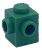 LEGO® Brick, Modified 1 x 1 with Studs on 2 Sides, Adjacent - NOVO - Original - cod 26604 - Sand Green - Imagem 1