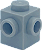 LEGO® Brick, Modified 1 x 1 with Studs on 2 Sides, Adjacent - NOVO - Original - cod 26604 - Light Bluish Gray - Imagem 1