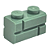 LEGO® Brick Masonry 1 x 2 Sand Green NOVO Original | PB00170 - Imagem 1