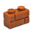 LEGO® Brick Masonry 1 x 2 Dark Orange NOVO Original | PB00176 - Imagem 1