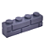 LEGO® Brick Masonry 1 x 4 Dark Bluish Gray NOVO Original | PB00178 - Imagem 1