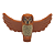 LEGO® Coruja Dark Orange NOVO Original | PB00190 - Imagem 1