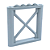 LEGO® Treliça 1 x 6 x 5 Light Bluish Gray NOVO Original | PB00195 - Imagem 1
