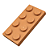 LEGO® Plate 2 x 4 Medium Nougat NOVO Original | PB00210 - Imagem 1