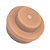 LEGO® Plate Redonda 1 x 1 Medium Nougat NOVO Original | PB00211 - Imagem 1