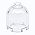LEGO® Brick Redondo 2 x 2 Dome Trans-Clear NOVO Original | PB00212 - Imagem 1
