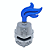 LEGO® Capacete Medieval Flat Silver Blue NOVO Original | PB00223 - Imagem 1