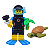 LEGO® Socorrista do Mar com Tartaruga NOVO Original | PB00238 - Imagem 2