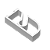 Suporte de Bonés para Porta - Organizador Vertical 3D (Sem Furos) - Preto - Imagem 3