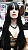 Peruca Wig lisa 70 cm com franja - Imagem 1