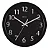 Relógio De Parede Alumínio 30cm Preto Herweg 6719-034 - Imagem 1