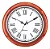 Relógio De Parede Herweg Quartz Redondo Canela 660132 - 328 - Imagem 1