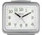 RELÓGIO DESPERTADOR HERWEG QUARTZ 2588-070 PRATA METÁLICO - Imagem 1