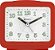 RELÓGIO DESPERTADOR HERWEG QUARTZ 2588-044 VERMELHO - Imagem 1