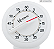 DESPERTOR TIME HERWEG REF. 3203-021 COR BRANCO - Imagem 1