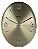 Relógio De Parede Herweg 4610-029 Oval Dourado - Imagem 1