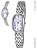 Relógio Champion Feminino Cf25812f Oval Bracelete Prateado - Imagem 1
