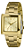 Relogio Lince Feminino Dourado Quadrado Aço Lqg4767l34 C2kx - Imagem 1