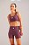 Bermuda Push Up Bicolor com Listra RA Poliamida Lisa MC Fitness - Imagem 1