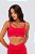Top Alças Corações com Bojo Poliamida Lisa MC Fitness - Imagem 1