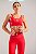 Top Regata com Bojo Poliamida Vermelho Rubro MC Fitness - Imagem 1