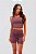 Top Cropped Regata Poliamida Canelada Marrom Café MC Fitness - Imagem 1