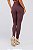 Legging Canelada Push Up Poliamida Marrom Café MC Fitness - Imagem 4