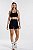 Bermuda Canelada Push Up Poliamida Preto MC Fitness - Imagem 3