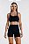 Bermuda Canelada Push Up Poliamida Preto MC Fitness - Imagem 1
