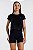 Blusa Cropped Furadinho Dry Preto MC Fitness - Imagem 1