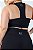 Top Franzido com Bojo Poliamida Plus Size Preto MC Fitness - Imagem 4