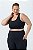Top Compressão com Bojo Poliamida Plus Size Preto MC Fitness - Imagem 1