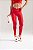 Legging Cintura Fina Poliamida Vermelho Rubro MC Fitness - Imagem 2